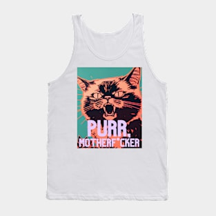 Fierce Feline Roar: Purr, Motherf*cker! Tank Top